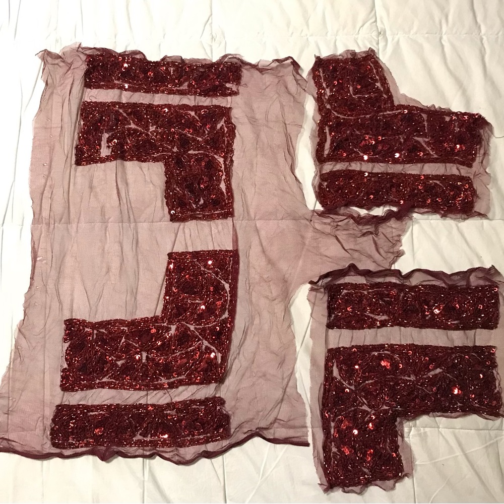 Sequin/Mesh Fabric